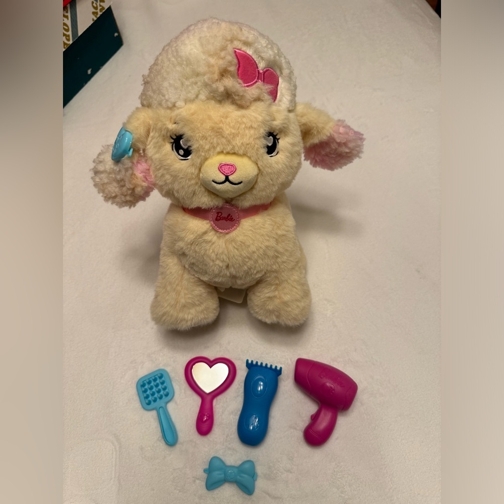 Barbie Animated puppy dog light up bow, plush interactive - Picture 3 of 13